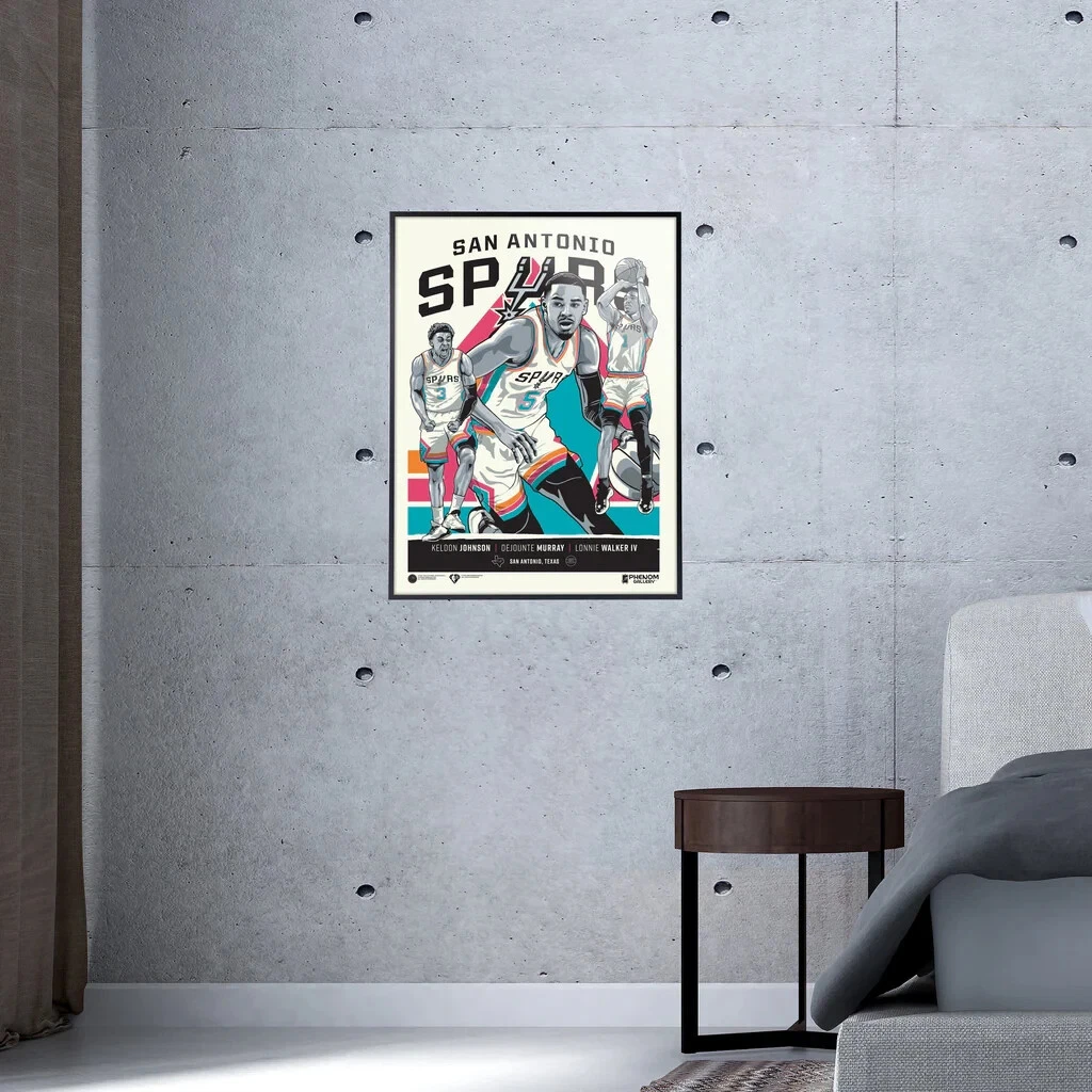 Phenom Gallery San Antonio Spurs Mixtape Poster