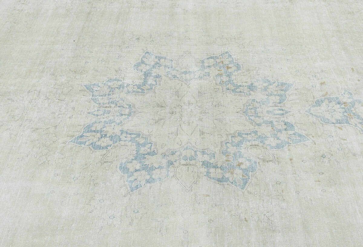 Dining Room Farmhouse Decor Distressed 10X13 Vintage Oriental Rug Muted