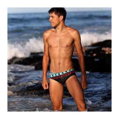 KIWAMI BADEHOSE Bademode Herren Schwimmbekleidung Swim briefs - TABASCO