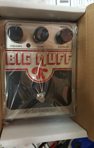 Electro-Harmonix EHX Big Muff Pi Distortion Sustain Fuzz Guitar Effects Pedal   - Picture 1 of 7