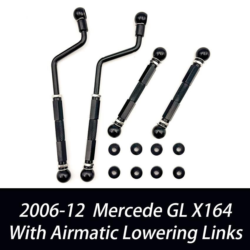 Adjustable Air Suspension Lowering Links For Mercedes-Benz GL-Class X164 - Lifetime Warranty, German Made