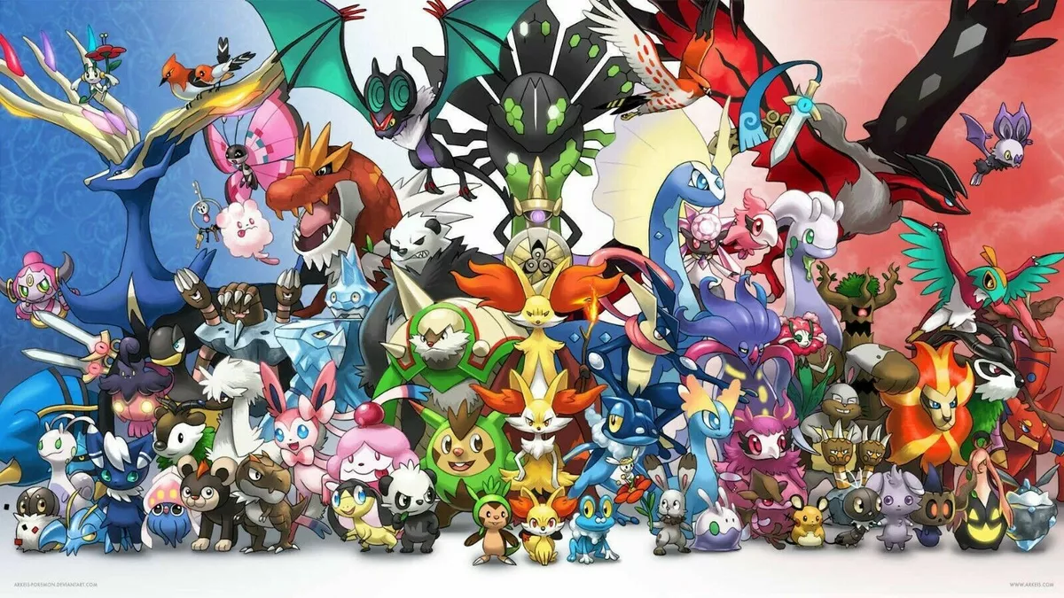 Pokemon Type Chart Illustration Pokemon Poster Pokemon -  UK