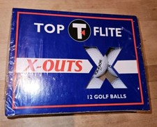 Top Flite X-Outs Golf Balls Box Of 12 - NEW