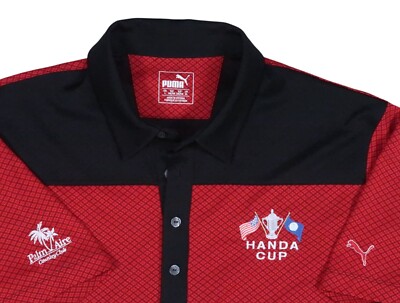 PUMA LARGE TOUR GOLF POLO shirt Palm Aire Country Club Honda cup classic Florida