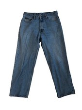 Vintage Calvin Klein Mens Jeans 100 Cotton Denim Straight Leg Pants Size 36