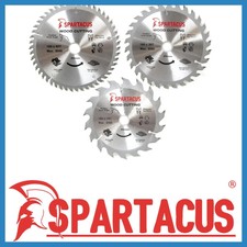 3x Spartacus Wood Cutting Blade 160mm x 20mm 18 + 30 + 50 Teeth Mafell KSS330