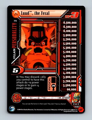 Dragon Ball GT TCG - Luud, the Feral 79  - LIMITED - Score Lost Episodes Saga