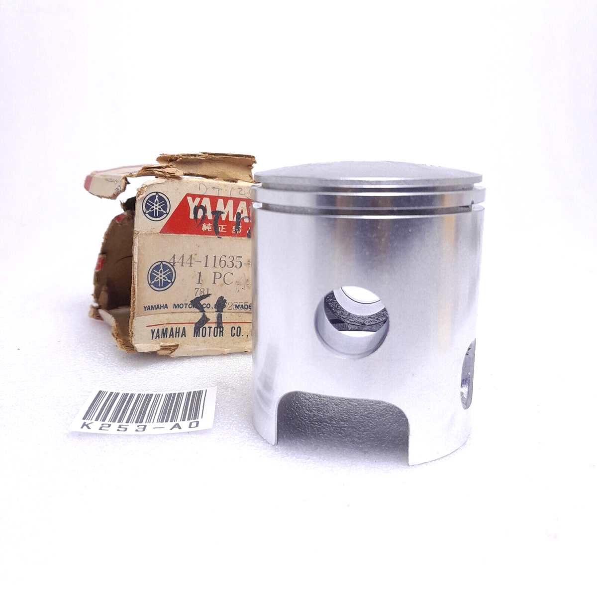 Yamaha DT125 DT 125 DT-125 Piston OS 0.25 NOS JAPAN #4 | eBay