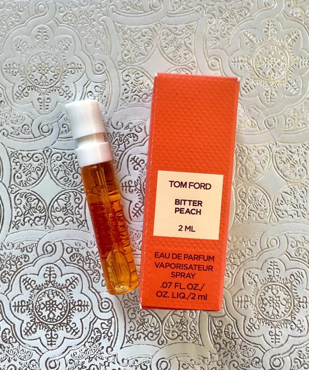 Tom Ford BITTER PEACH eau de parfum sample spray vial 2 ml Boxed