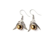 Harry Potter Golden Snitch Earrings