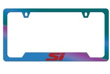 Neo Chrome License Plate Frame For Civic Si Neo Chrome License Plate Frame For Civic Si