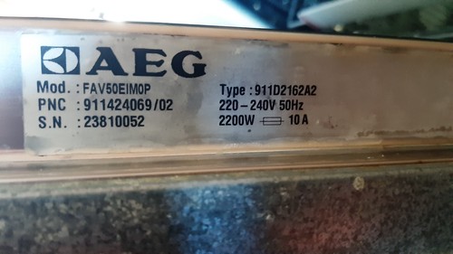 Oberer Sprüharm Geschirrspüler AEG Modell FAV50EIMOP