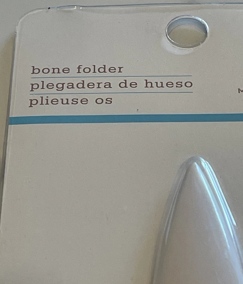 Carpeta de hueso artesanal Martha Stewart verde menta herramienta difícil de encontrar nueva Foto 2 de 4