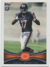 2012 Topps Football #18 Alshon Jeffery PHILADELPHIA EAGLES Rookie Card AUC. rookie card picture