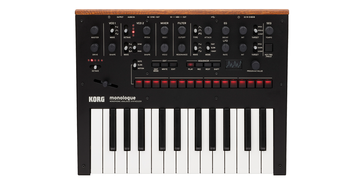 Korg Monologue 25 Key Analog Monophonic Synthesizer, Black | eBay