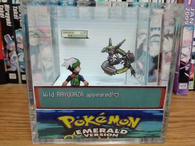 Pokemon Shiny Rayquaza Encounter Handmade Diorama - Gameboy Gaming  Cube-Fanart 