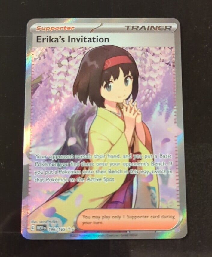 Pokemon Scarlet & Violet 151 Erika's Invitation 196 Ultra Pokemon Scarlet & Violet 151 Erika's Invitation 196 Ultra
