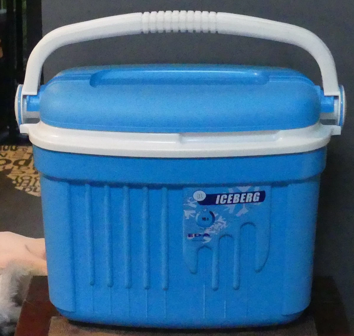 Boîte à Lunch / Glacière Personnelle Rétro CURVER - Orange Années 70 - Occasion En Bon état - Fabriquée Aux Pays-Bas