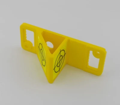 PROTEX MX x3 Land Surveying Monitoring Retro Bracket - 30mm - 45° & 90° - YELLOW