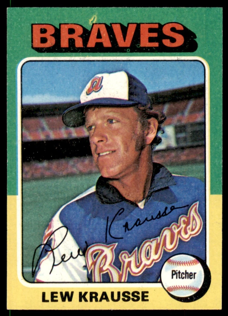 1975 Topps Set Break Lew Krausse #603 NR-MINT