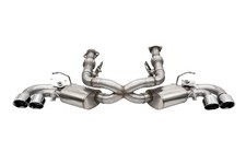 Fits Corsa 20-25 Corvette C8 3in Valved Cat-back 4.5in Pol Quad Tips Fits Fits Corsa 20-25 Corvette C8 3in Valved Cat-back 4.5in Pol Quad Tips Fits