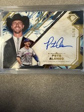 2025 Topps Diamond Icons Pete Alonso- Diamond Drips Auto 01/15 BOOKEND
