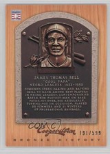 2012 Panini Cooperstown Bronze History 191/599 James Cool Papa Bell #6 HOF 5kz