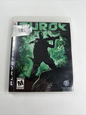 Turok PS3 Sony Touchstone FPS Shooter Dinosaur Video Game CIB Reg Card Tested