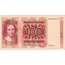 [#336392] Norwegen, 100 Kroner, SS+