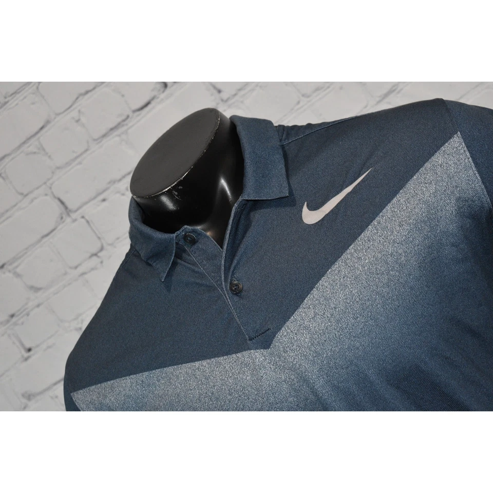 Camisa polo de golf Nike para hombre talla grande ajuste estándar rendimiento Dri-Fit poliéster Foto 2 de 4