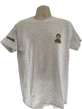 SAAB Heavy Cotton Blend 'Made in Trollh�ttan' Crew Neck TShirt Ash Grey