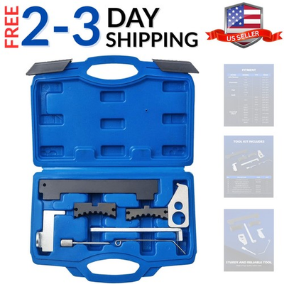 #ad Engine Camshaft Tensioning Locking Alignment Timing Belt Tool Kit Compatible ... $25.19