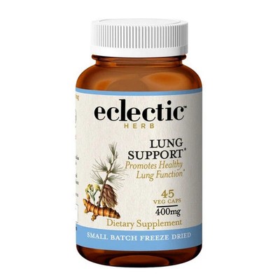 Lung Support 400 Mg 45 Veg Caps By Eclectic Herb