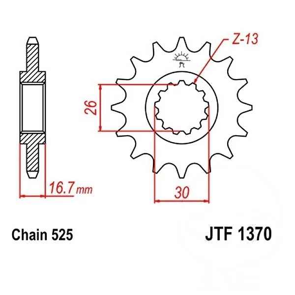 Ritzel Antriebsritzel 15-ZäHne 525-Teilung FüR Honda CBR 600 F Bj. 1999-2013-image