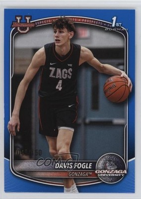 2025-26 Bowman Prospects Blue 45/150 Davis Fogle #BPP-47 9et