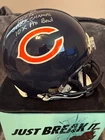 Mike Singletary Bears Signed & Inscribed Full Size Authentic Helmet Beckett COA