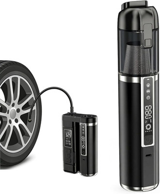 Mini 3-In-1 Car Vacuum & Tire Inflator, 18000Pa Brushless Motor, 150PSI Smart Ai