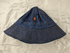 vintage 1970s Levi's Orange Tab denim bucket hat made in Canada size medium 21.5