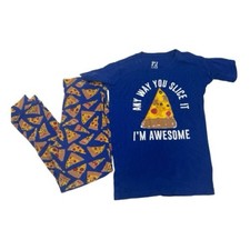 The Children's Place Blue Pizza Slice Pajama Set