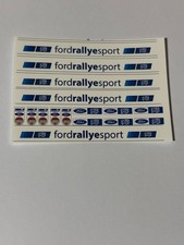 1/18 scale Modified Tuning  Rally FORDRALLYESPORT Sunstrips decals