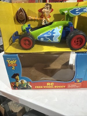 Disney Pixar Toy Story RC Free Wheel Buggy – With Woody – Vintage