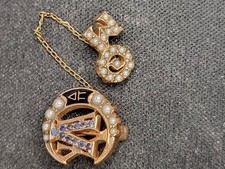 Vintage 1960s Lambda Chi Alpha 10k Gold With ...