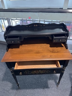 ETHAN ALLEN ライティングデスク　【椅子のみ】 Vintage Ethan Allen Hitchcock style small writing desk and chair