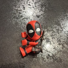 Marvel Deadpool Mini Micro Figurine Toy Rope Rare Collectible