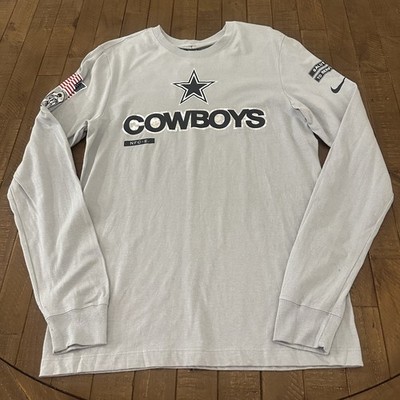 Nike Dallas Cowboys Salute To Service Long Sleeve Shirt Size Men's Medium NWT