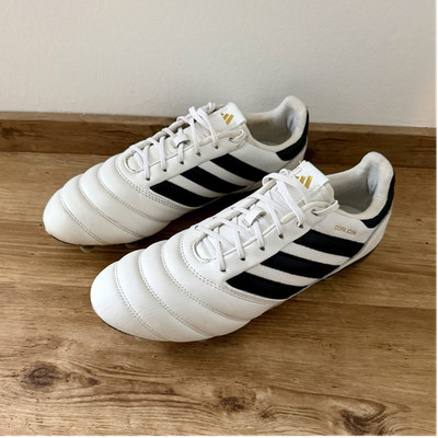 Adidas Copa Icon Nocken Fußballschuhe weiß schwarz Leder EUR 44