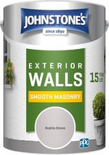 Johnstone’s – Exterior Smooth Masonry Paint – Subtle Stone – Up to 15 Y