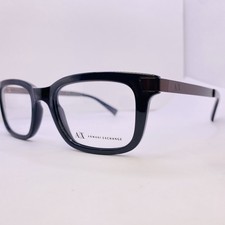 Armani Exchange Eyeglasses Frames AX 3010 8004 52 [] 20 140 Black Bronze