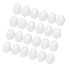 60 Pcs Easter Decoration for Crafts Imitation Eggs Artifical Chicken