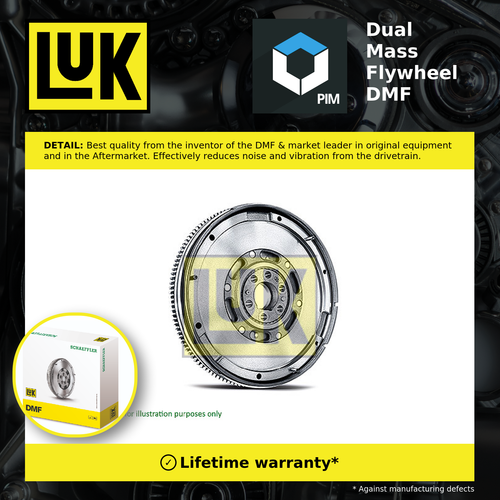 Dual Mass Flywheel DMF 415097610 LuK 0CS105266F Genuine Top Quality Guaranteed - Picture 1 of 7